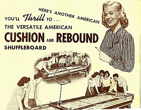 American Shuffleboard Cushion and Rebound