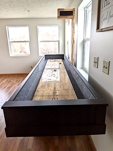 James Dinville's Shuffleboard Project
