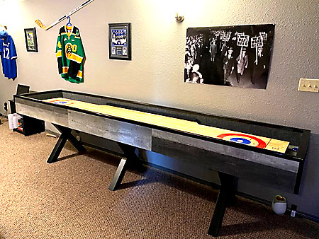 Wade and Jennifer Phair's Table Shuffleboard Project