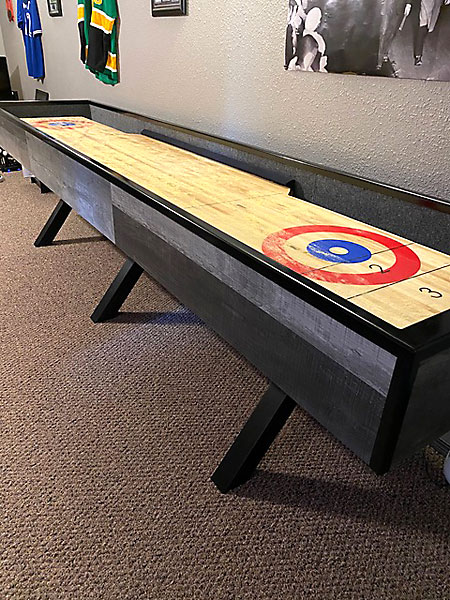 Wade and Jennifer Phair's Table Shuffleboard Project