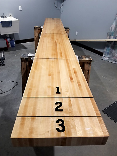 Paul Sina's Table Shuffleboard Project